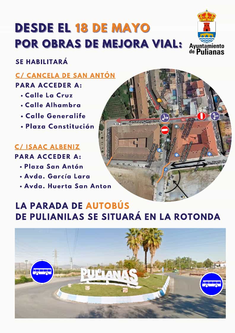menta Fascinar Arábica DESVÍO DEL TRÁFICO PROVISIONALMENTE POR LA OBRA DE MEJORA EN LA AVENIDA GARCÍA LARA (ENTRADA PULIANILLAS) - Ayuntamiento de Pulianas menta Fascinar Arábica DESVÍO DEL TRÁFICO PROVISIONALMENTE POR LA OBRA DE MEJORA EN LA AVENIDA GARCÍA LARA (ENTRADA PULIANILLAS) - Ayuntamiento de Pulianas